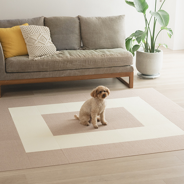 6-ペット用撥水タイルマット同色20枚入