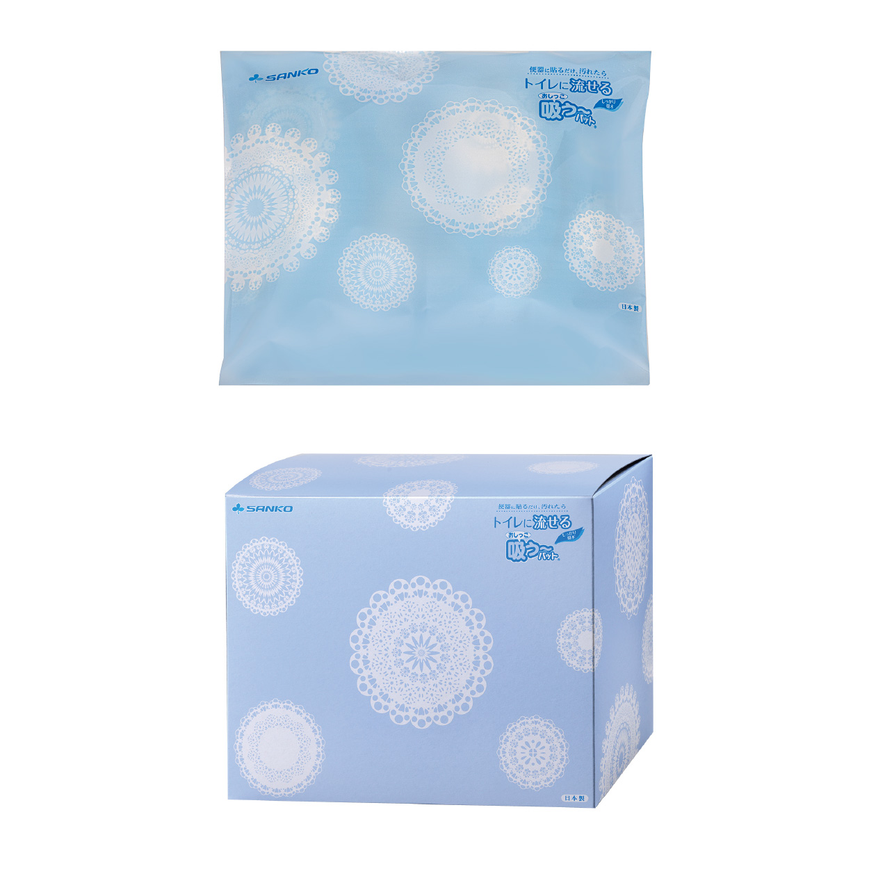 1-流せるおしっこ吸う～パット