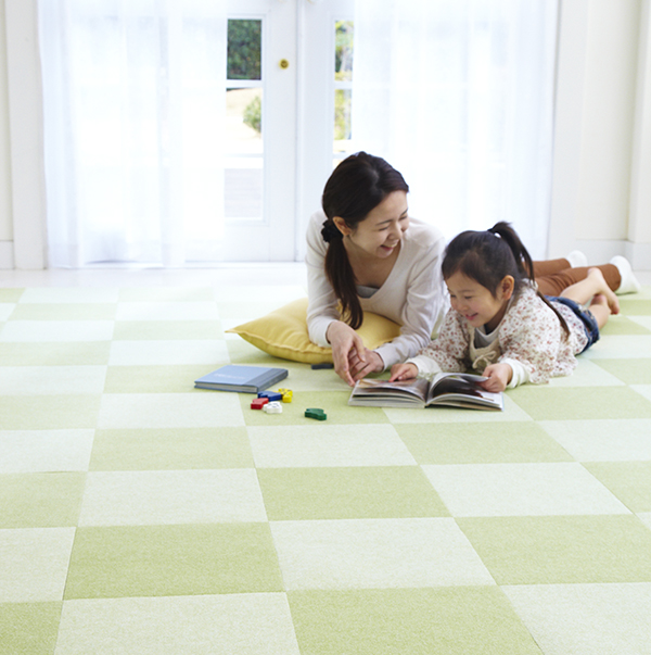 3-バリアフリータイルマット　無地8枚入