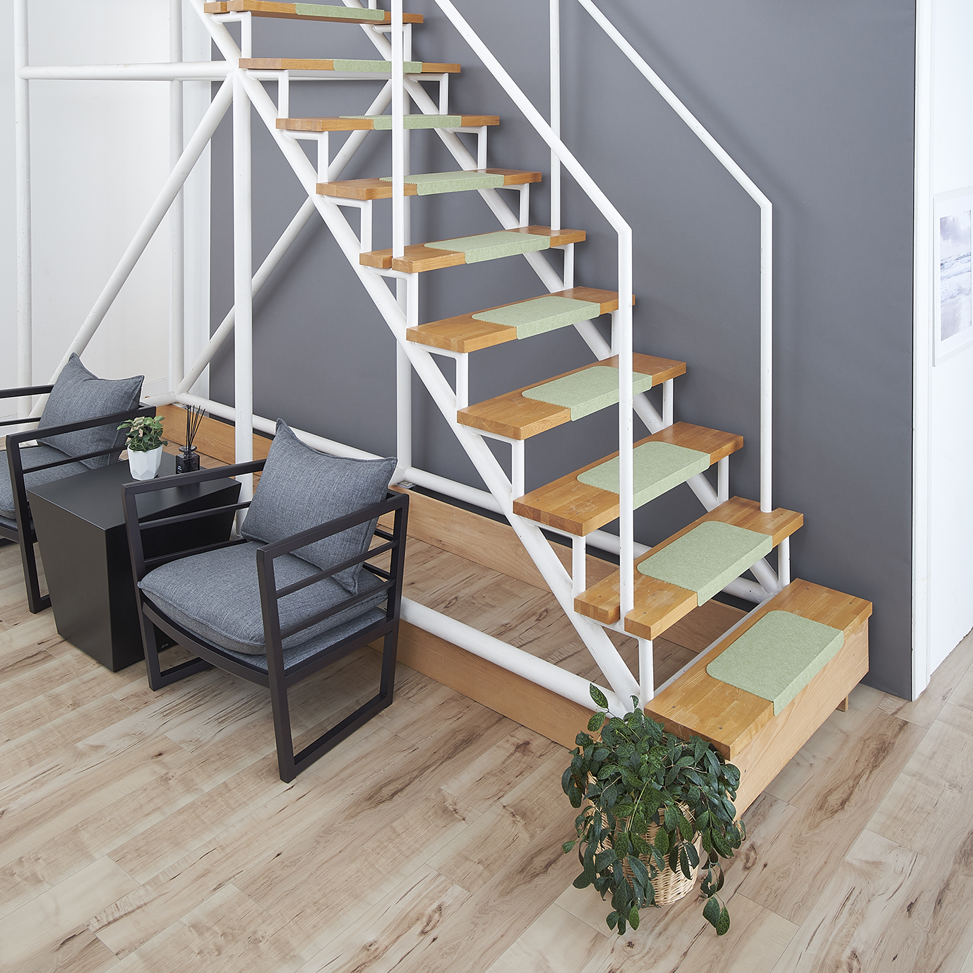 3-折り曲げ付階段マット