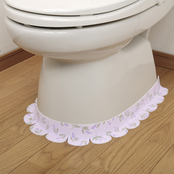 4-便器すきまテープ　バラ・ラベンダー