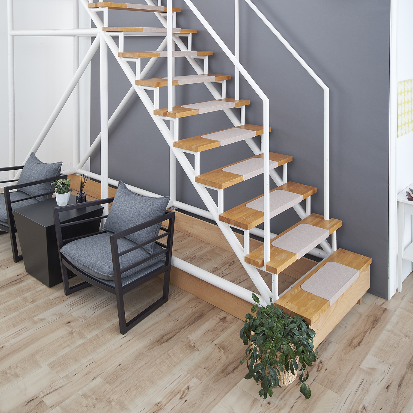 4-折り曲げ付階段マット