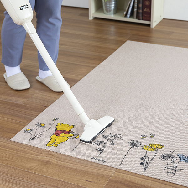 6-おくだけ吸着タイルマット　くまのプーさん　45×45cm　2枚入