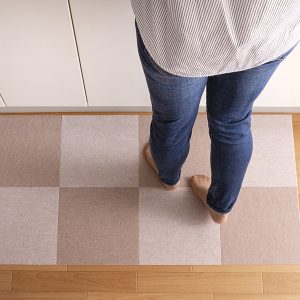6-バリアフリータイルマット　無地8枚入