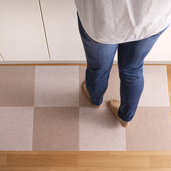 6-バリアフリータイルマット　無地8枚入