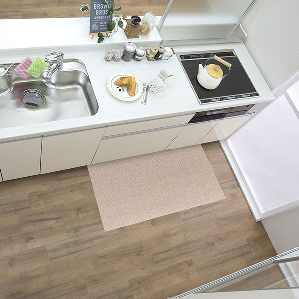 5-おくだけキッチンマット（撥水）60×120cm