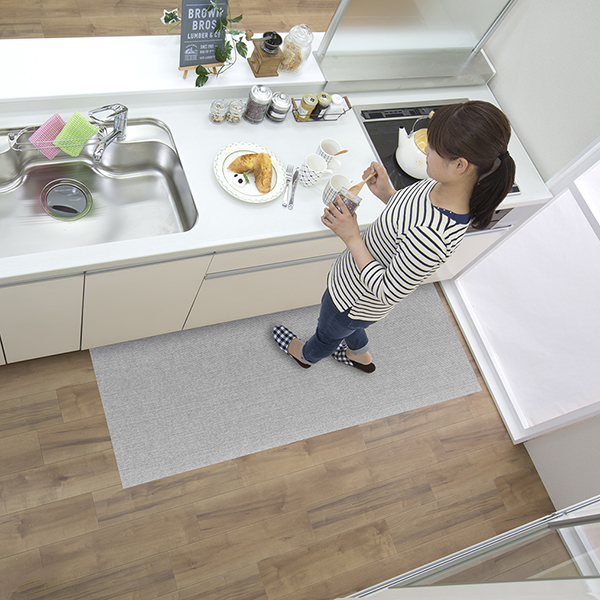 5-おくだけキッチンマット（撥水）60×180cm
