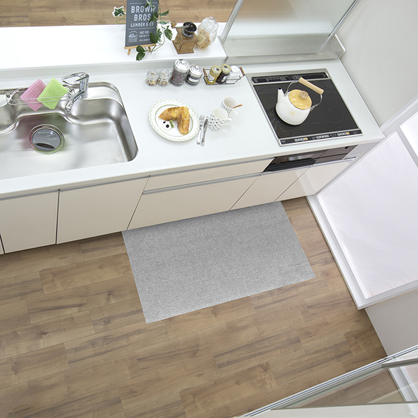 7-おくだけキッチンマット（撥水）60×120cm